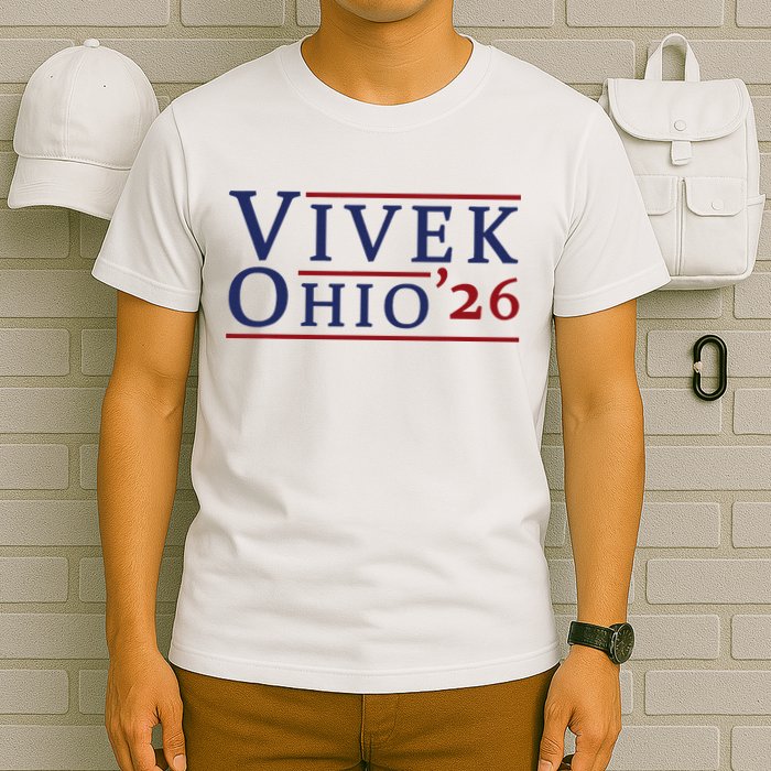 Vivek Ramaswamy For Governor Of Ohio 2026 Vivek 2026 T-Shirt