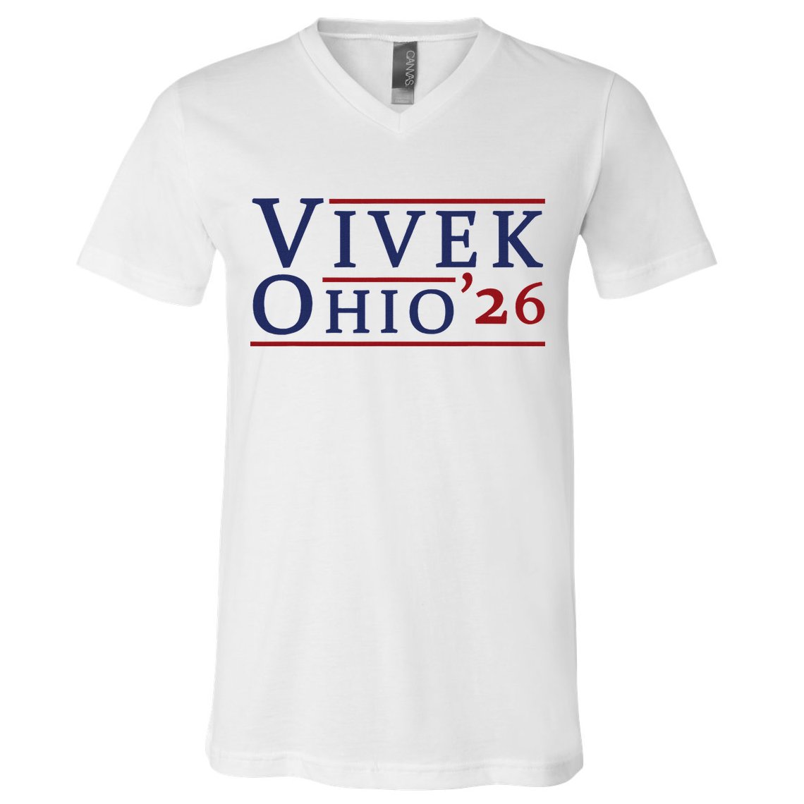 Vivek Ramaswamy For Governor Of Ohio 2026 Vivek 2026 V-Neck T-Shirt