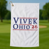 Vivek Ramaswamy For Governor Of Ohio 2026 Vivek 2026 Golf Towel