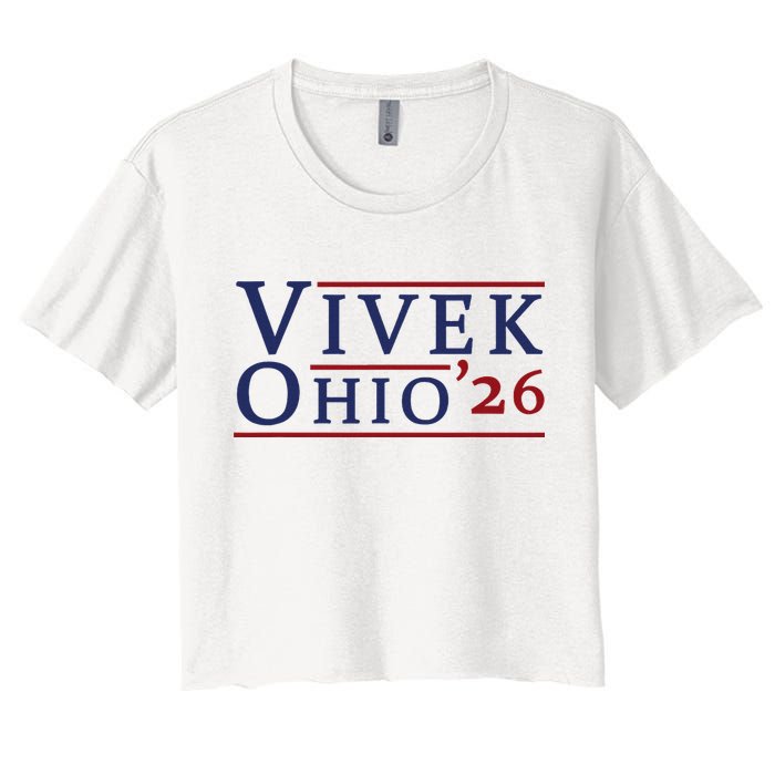 Vivek Ramaswamy For Governor Of Ohio 2026 Vivek 2026 Crop Top
