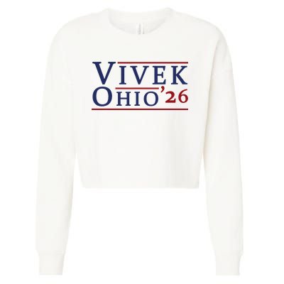 Vivek Ramaswamy For Governor Of Ohio 2026 Vivek 2026 Cropped Pullover Crew