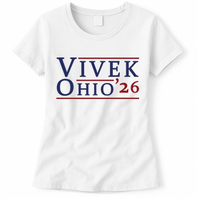 Vivek Ramaswamy For Governor Of Ohio 2026 Vivek 2026 Womens T-Shirt