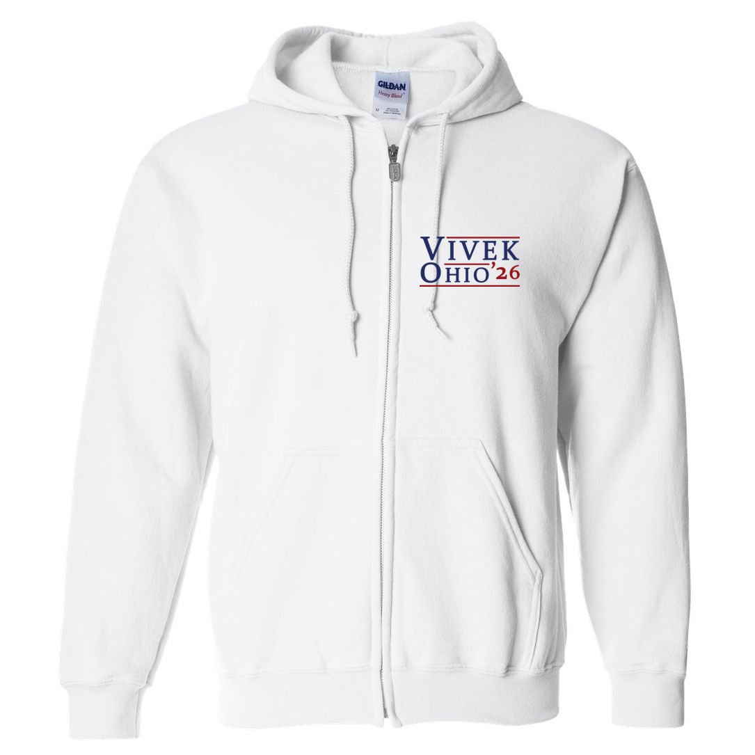 Vivek Ramaswamy For Governor Of Ohio 2026 Vivek 2026 Full Zip Hoodie