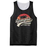 Vintage Retro Filipino Pride Lumpia This Is How I Roll Food Mesh Reversible Basketball Jersey Tank