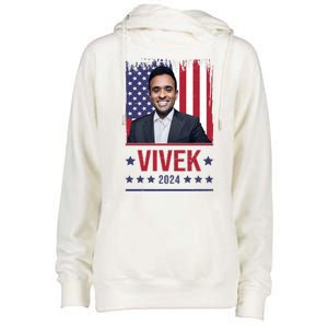 Vivek Ramawamy For President 2024 Election Womens Funnel Neck Pullover Hood