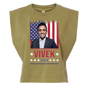 Vivek Ramawamy For President 2024 Election Garment-Dyed Women's Muscle Tee