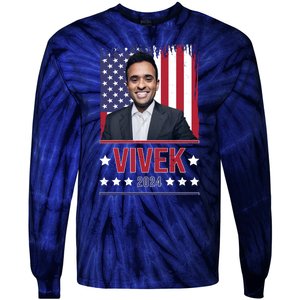 Vivek Ramawamy For President 2024 Election Tie-Dye Long Sleeve Shirt