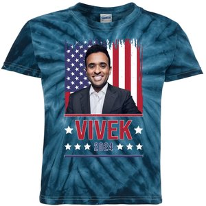 Vivek Ramawamy For President 2024 Election Kids Tie-Dye T-Shirt