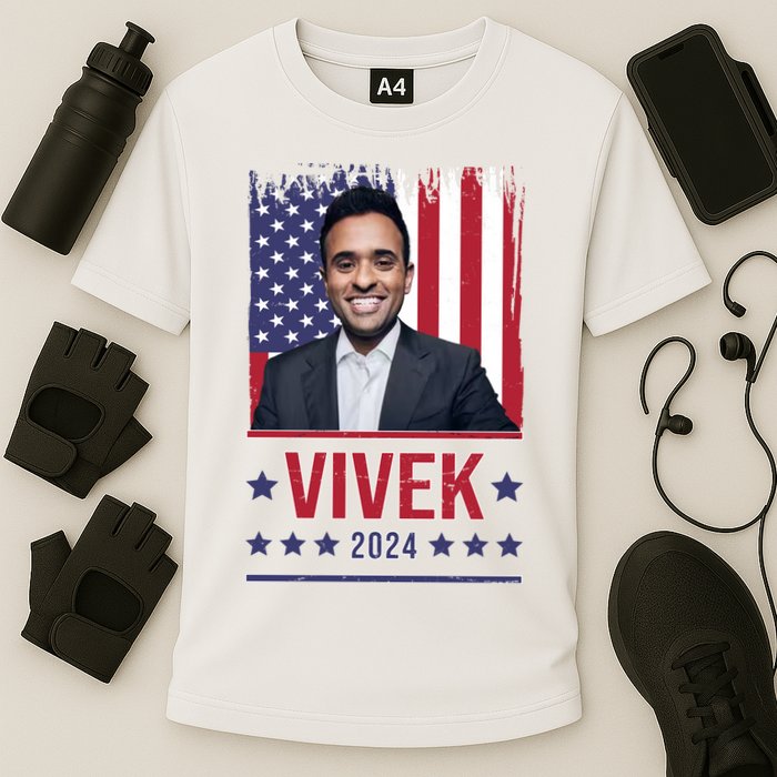 Vivek Ramawamy For President 2024 Election Cooling Performance Crew T-Shirt