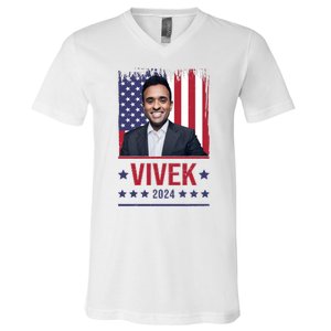 Vivek Ramawamy For President 2024 Election V-Neck T-Shirt