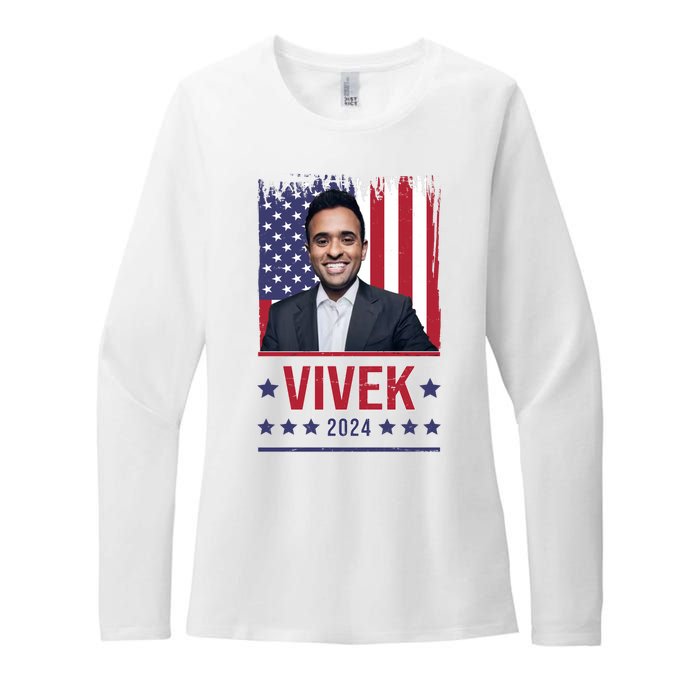 Vivek Ramawamy For President 2024 Election Womens CVC Long Sleeve Shirt