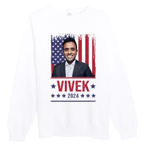 Vivek Ramawamy For President 2024 Election Premium Crewneck Sweatshirt