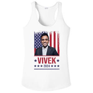 Vivek Ramawamy For President 2024 Election Ladies PosiCharge Competitor Racerback Tank