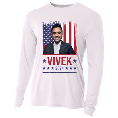 Vivek Ramawamy For President 2024 Election Cooling Performance Long Sleeve Crew