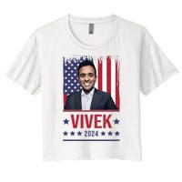 Vivek Ramawamy For President 2024 Election Women's Crop Top Tee