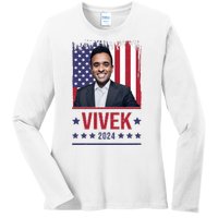 Vivek Ramawamy For President 2024 Election Ladies Long Sleeve Shirt