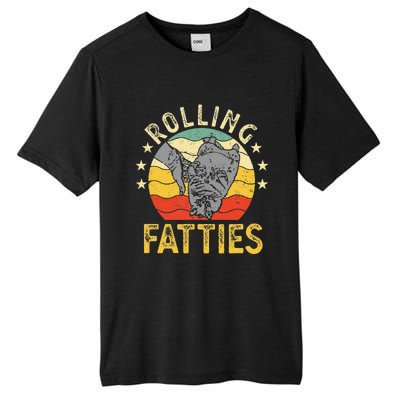 Vintage Rolling Fatties Cat Retro Kitty Kitten Meow Lover Tall Fusion ChromaSoft Performance T-Shirt