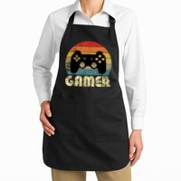 Vintage Retro Gamer Video Game Player Apron