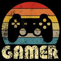 Vintage Retro Gamer Video Game Player Apron