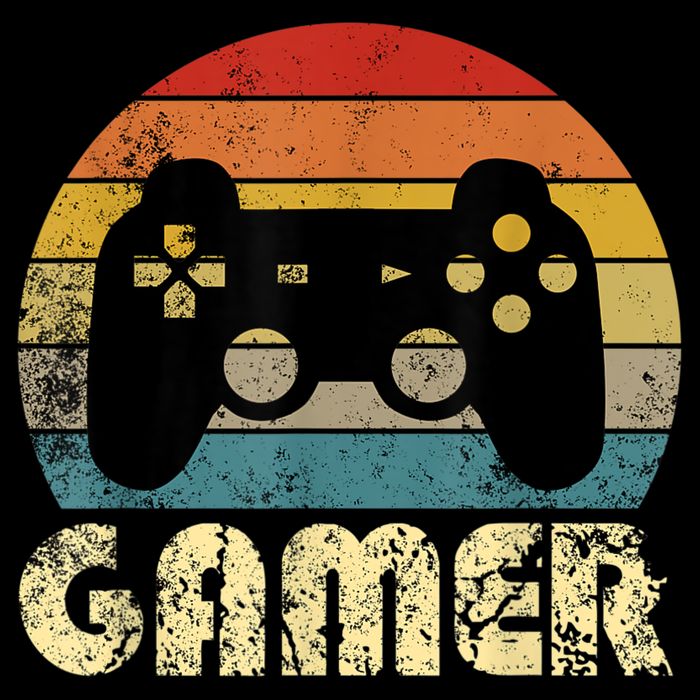Vintage Retro Gamer Video Game Player Apron