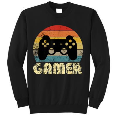 Vintage Retro Gamer Video Game Player Sweatshirt