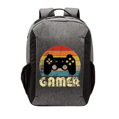Vintage Retro Gamer Video Game Player Vector Backpack