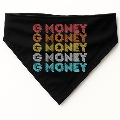 Vintage Retro G Money USA-Made Doggie Bandana