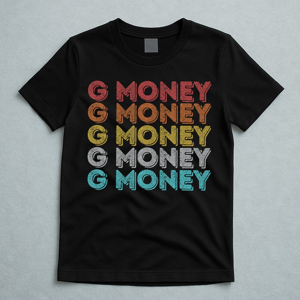 Vintage Retro G Money T-Shirt