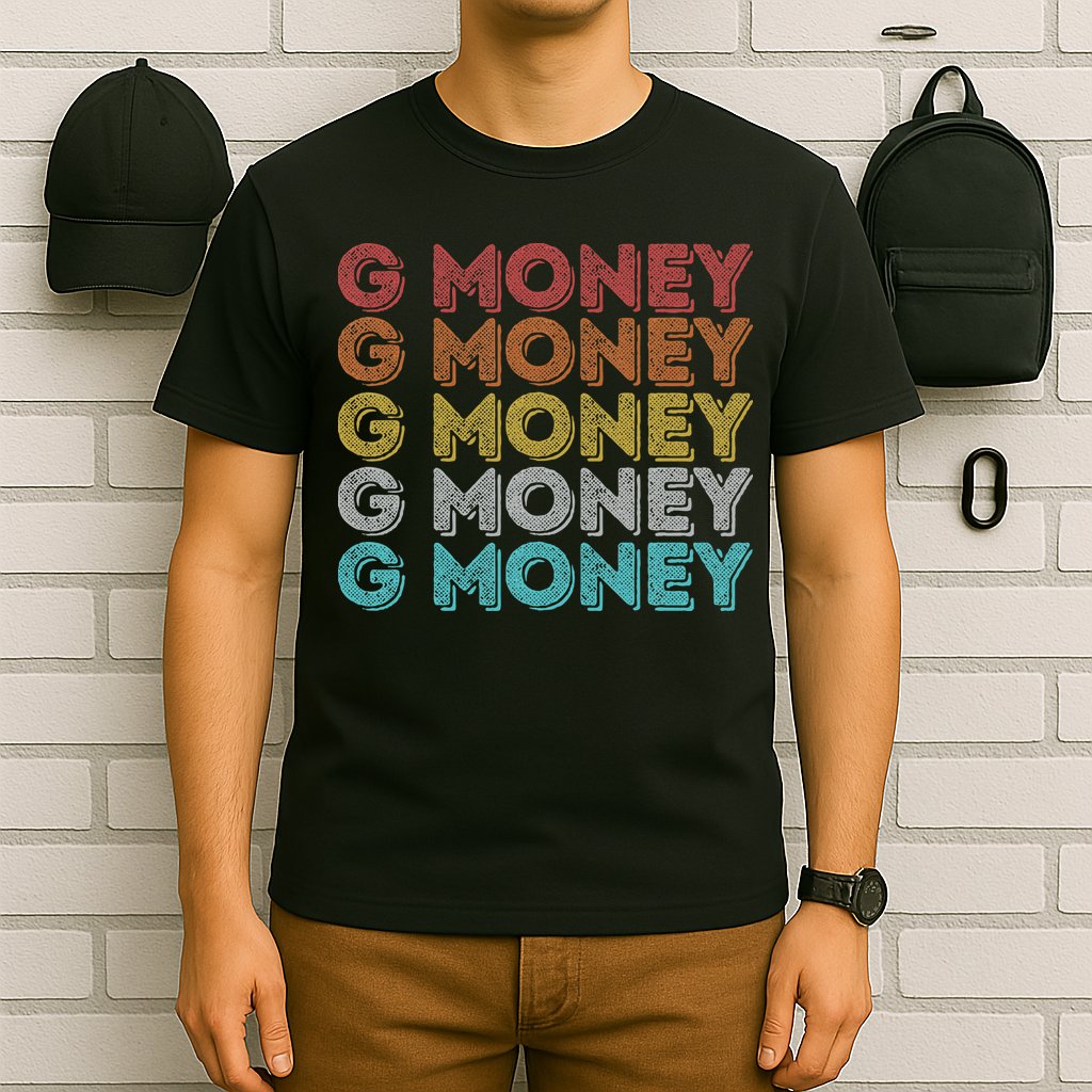 Vintage Retro G Money T-Shirt