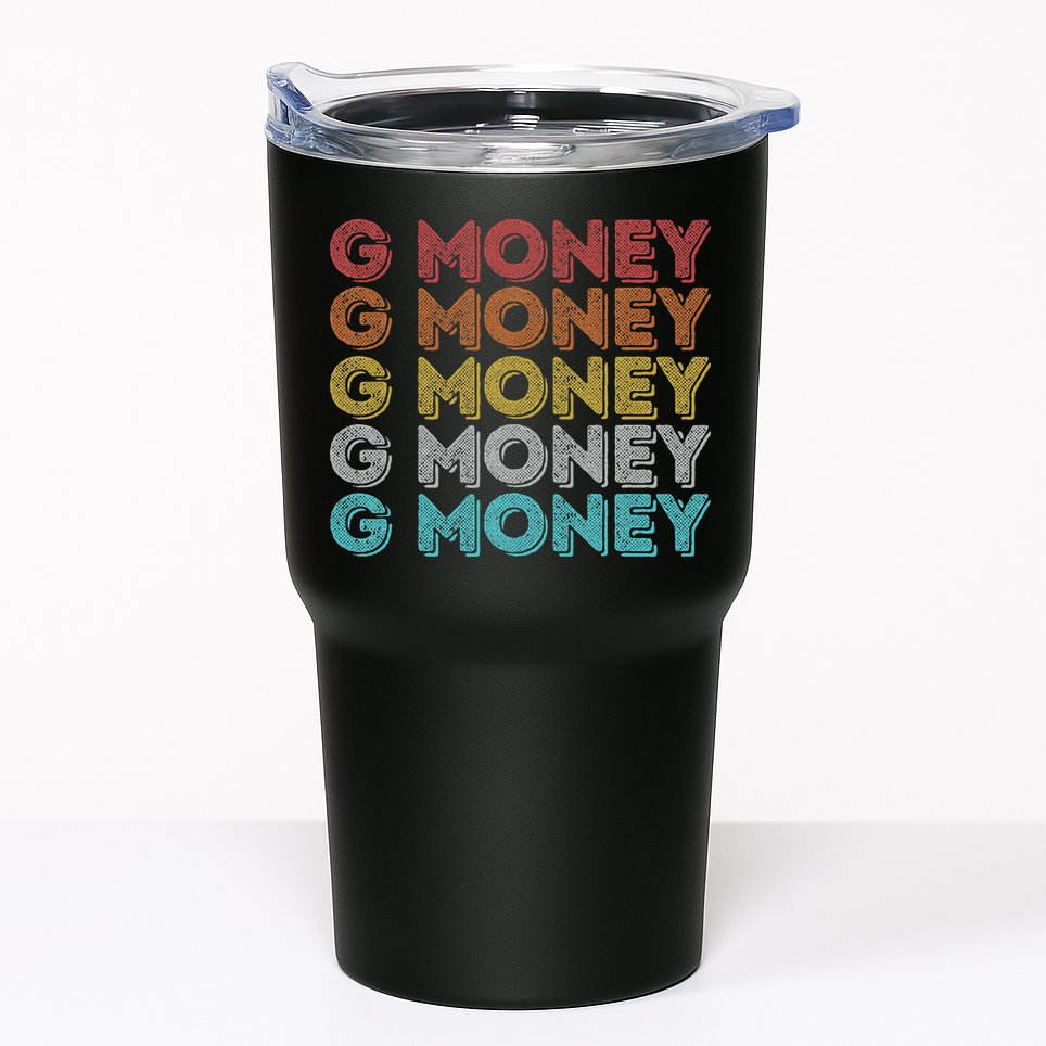 Vintage Retro G Money Tumbler