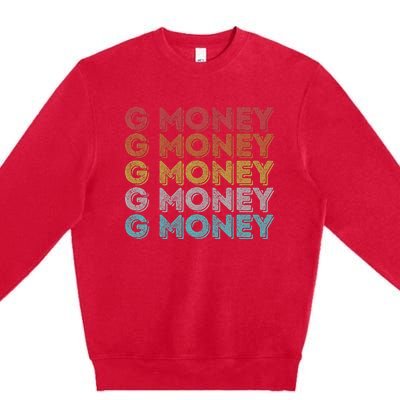 Vintage Retro G Money Premium Crewneck Sweatshirt