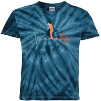 Vintage Retro Golfer Saying Golf Gift Funny Golf Kids Tie-Dye T-Shirt