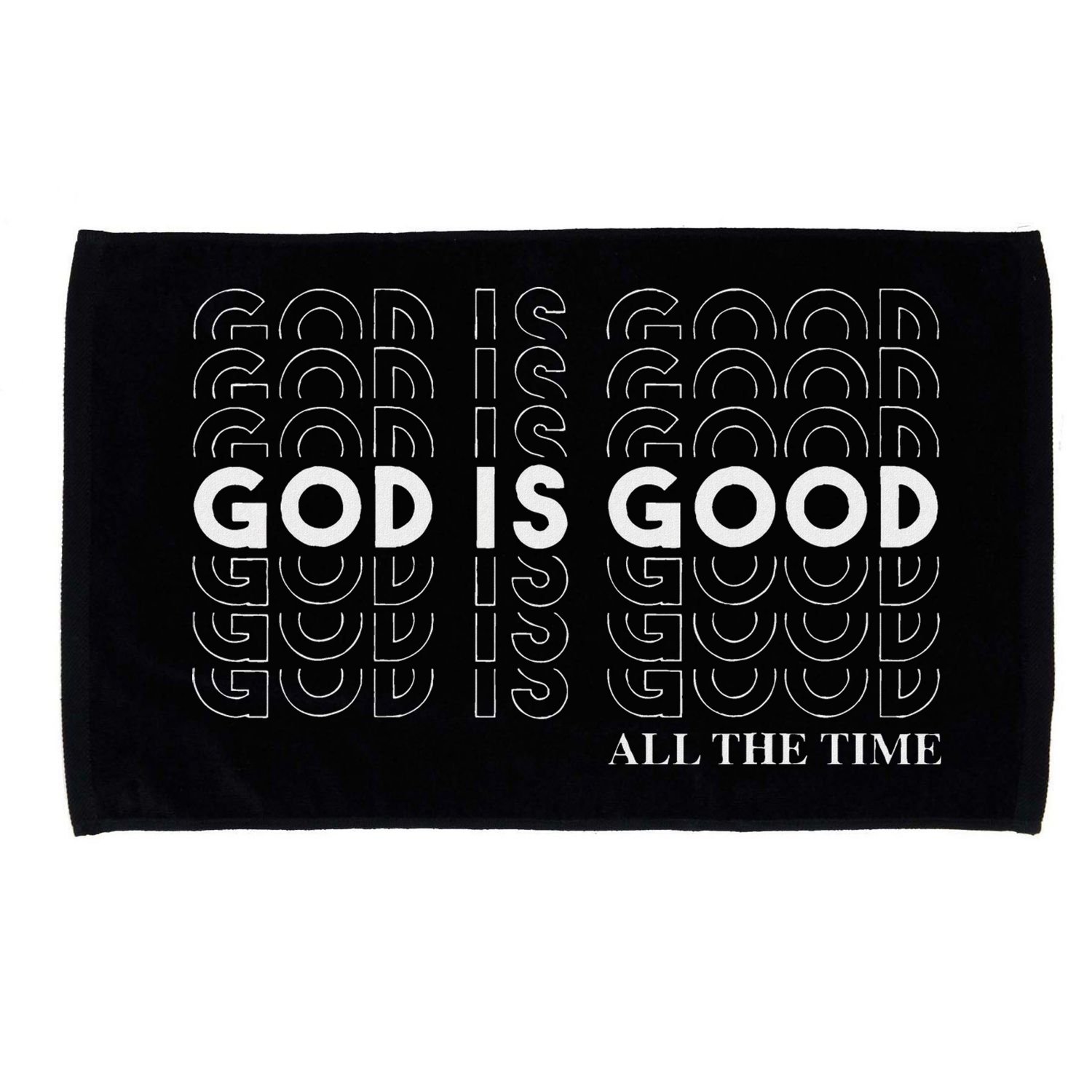 Vintage Retro God Is Good All The Time Christian Microfiber Hand Towel
