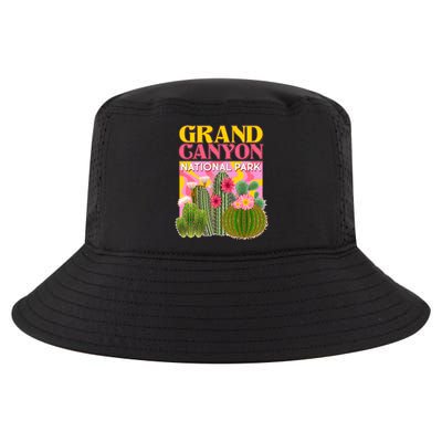 Vintage Retro Grand Canyon Travel Poster Cool Comfort Performance Bucket Hat