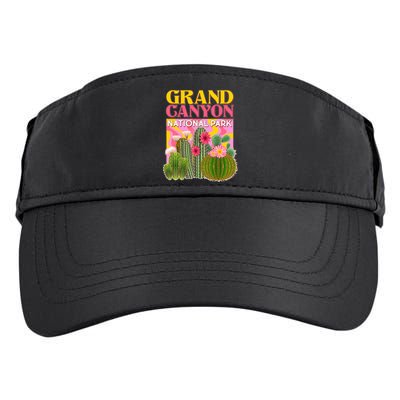 Vintage Retro Grand Canyon Travel Poster Adult Drive Performance Visor