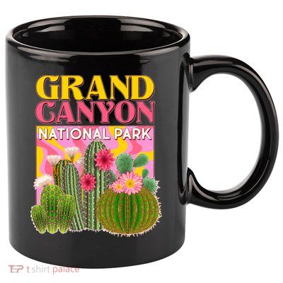 Vintage Retro Grand Canyon Travel Poster 11oz C Handle Ceramic Mug