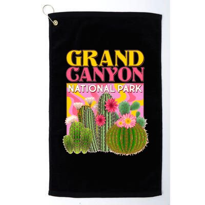 Vintage Retro Grand Canyon Travel Poster Platinum Collection Golf Towel