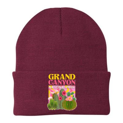 Vintage Retro Grand Canyon Travel Poster Knit Cap Winter Beanie