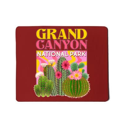 Vintage Retro Grand Canyon Travel Poster Mousepad