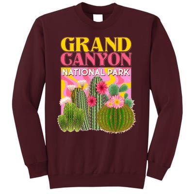 Vintage Retro Grand Canyon Travel Poster Tall Sweatshirt