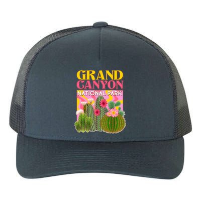 Vintage Retro Grand Canyon Travel Poster Yupoong Adult 5-Panel Trucker Hat