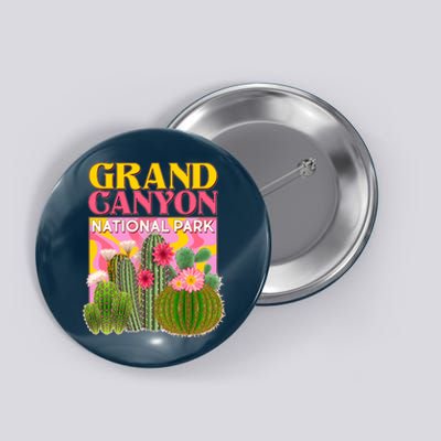 Vintage Retro Grand Canyon Travel Poster Button