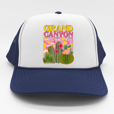 Vintage Retro Grand Canyon Travel Poster Trucker Hat