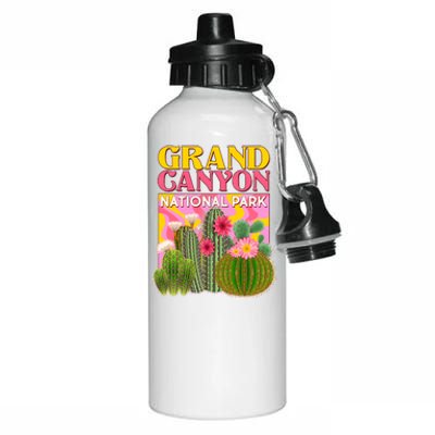 Vintage Retro Grand Canyon Travel Poster Aluminum Water Bottle 