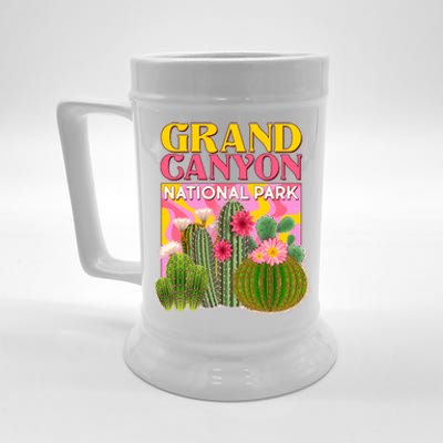 Vintage Retro Grand Canyon Travel Poster Beer Stein