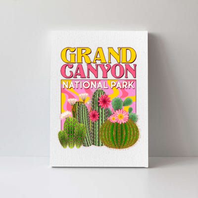 Vintage Retro Grand Canyon Travel Poster Canvas