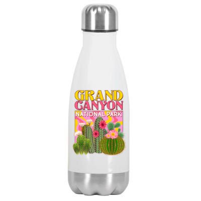 Vintage Retro Grand Canyon Travel Poster Stainless Steel Insulated Water Bottle