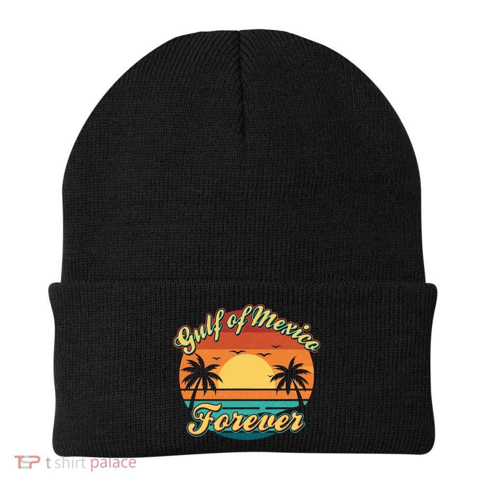 Vintage Retro Gulf Of Mexico Forever Beanie
