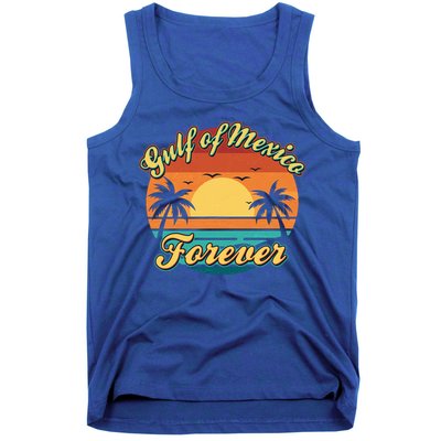 Vintage Retro Gulf Of Mexico Forever Tank Top