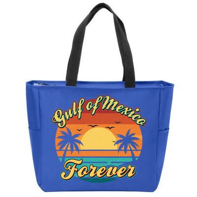 Vintage Retro Gulf Of Mexico Forever Zip Tote Bag